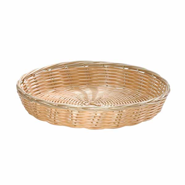 10" Dia Round Handwoven Basket / Tablecraft
