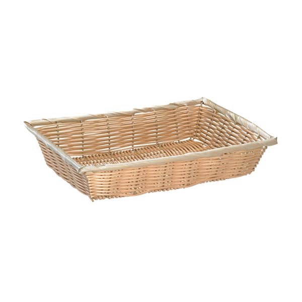 18" x 12.5" Rectangular Woven Basket / Tablecraft
