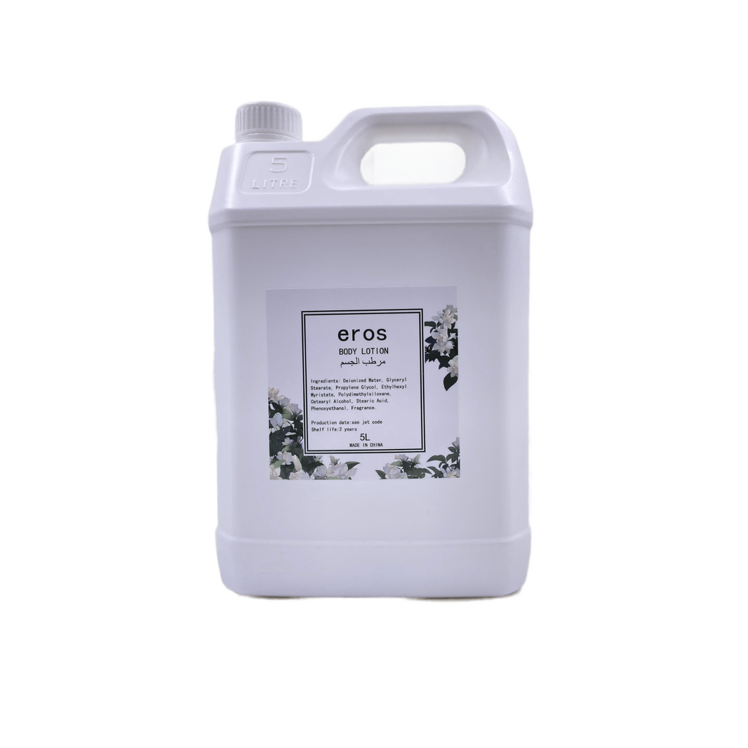 Eros Hotel Body Lotion | 5 litre | Designed to Refill Soap Dispensers | Pack of 4