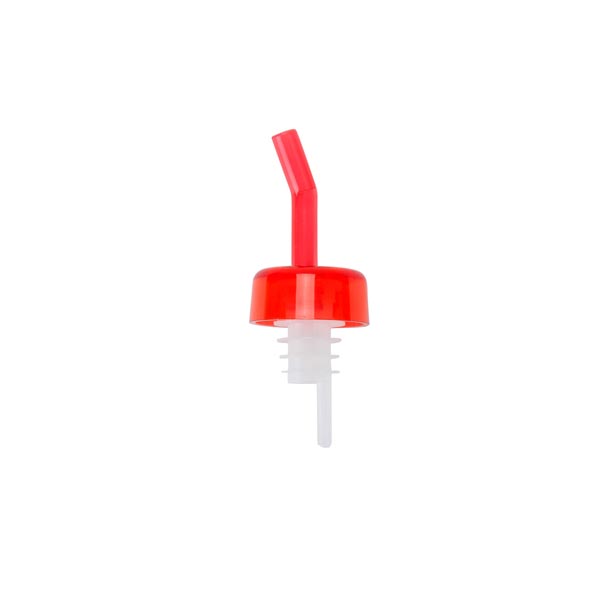 Red Liquor Pourer with Collar / Tablecraft