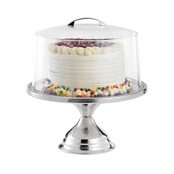 Unassembled Cake Stand, Stainless Steel, 12¾ X 3" H / Tablecraft