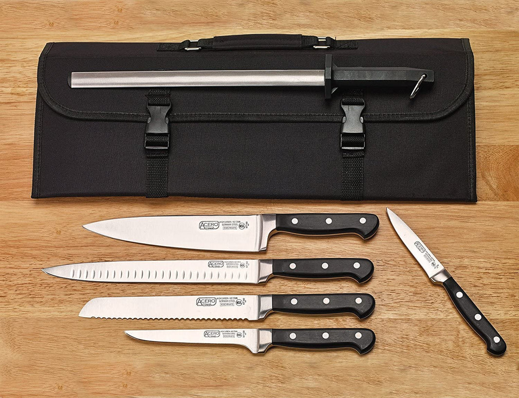 Acero 7 Piece Knife Set With Bag