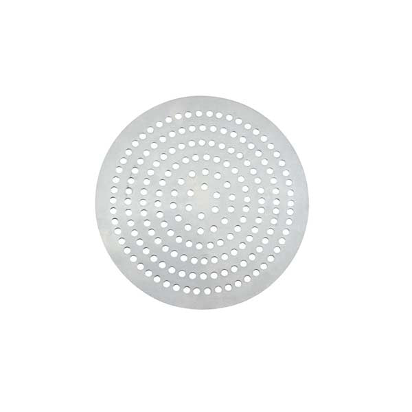 Aluminum Super Perforated Pizza Disk with Holes / Winco