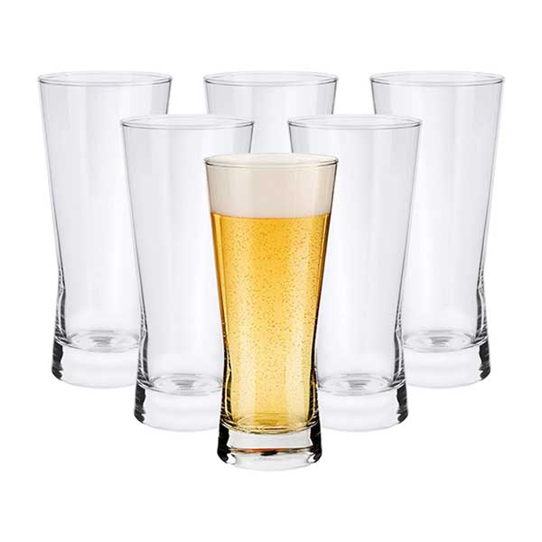 Ocean 400 ml 6-piece Set Metropolitan Beer Glass / Clear