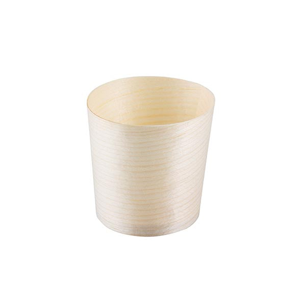 2 oz. Mini Wooden Disposable Serving Cup / Tablecraft