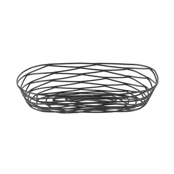 Artisan Oblong Black Wire Basket - 9" x 4" x 2" / Tablecraft