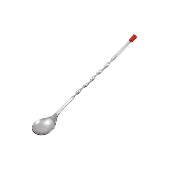11" Red Ball Bar Spoon / Winco