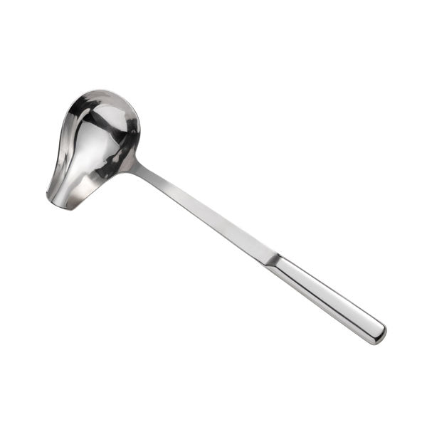 11 1/2" 1-Piece 1 oz. Serving Spout Ladle with Hollow Handle / Winco