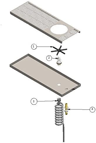 Krome Dispense Rinser with Side Spray, 18cm by 50cm , Stainless Steel