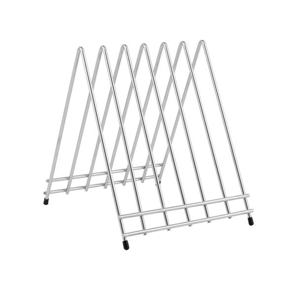 Chrome Plated 6 Slot Cutting Board Rack / Winco