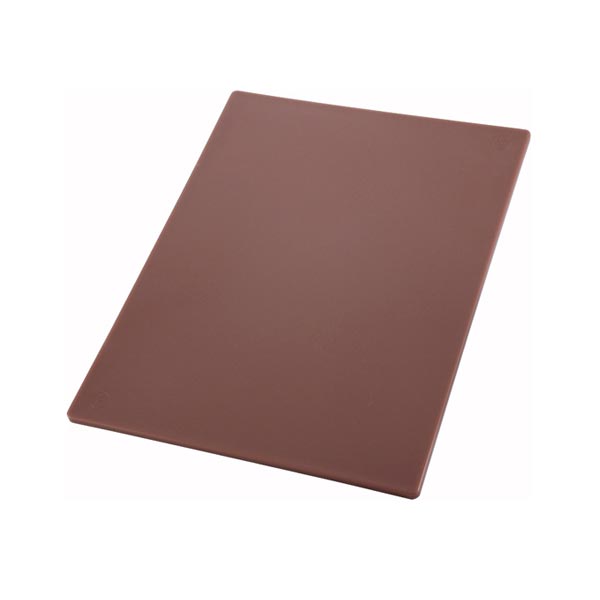 18" x 24" x 1/2" Brown Cutting Board / Winco