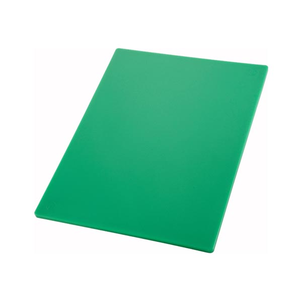 12" x 18" x 1/2" Green Cutting Board / Winco