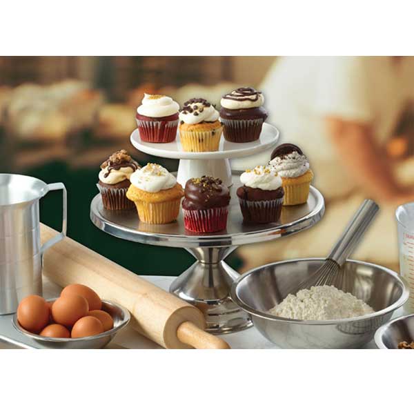 Stainless Steel Cake Stand 13" / Winco