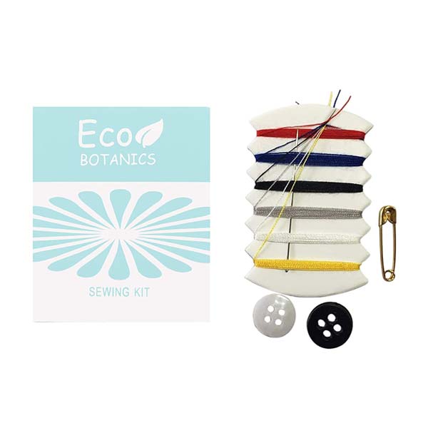 Hotel Sewing Kit, Indiviadually Wrapped / Eco Botanics (Case of 1000)