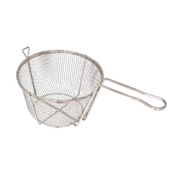 Round Coarse Mesh Fry Basket / Winco