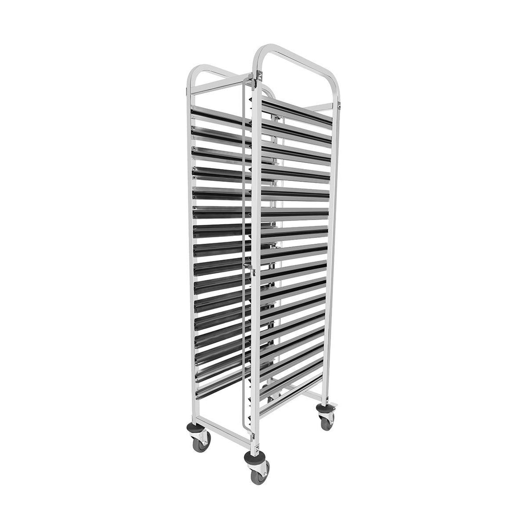 KNICER Stainless Steel Trolley for Serving, GN 1/1