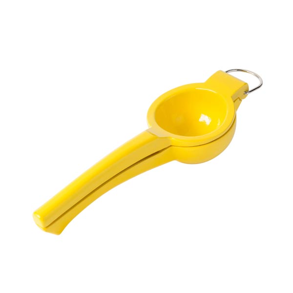 Yellow Handheld Lemon Squeezer, 8-3/4" / Winco