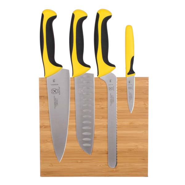 5-Piece Bamboo Magnetic Board and Handle Knife Set / Mercer