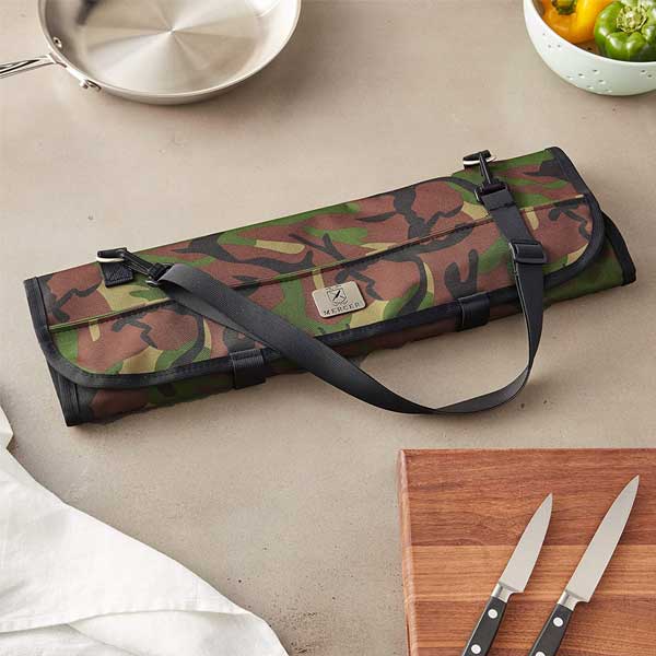 Camo 8 Pocket Knife Roll / Mercer