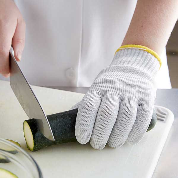 White A5 Level Cut-Resistant Glove - Extra Small