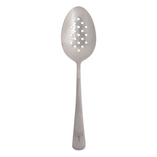 9" Stainless Steel Perforated Bowl Plating Spoon / Mercer