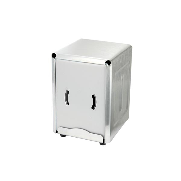 Stainless Steel Half-Size Countertop Napkin Dispenser / Winco