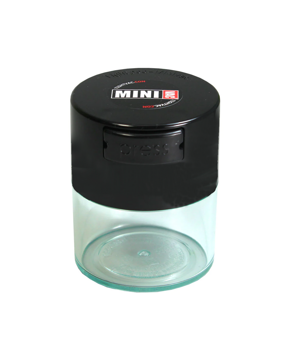 40 gm Black Cap Clear Body Airtight Multi-Use Vacuum Seal Portable Storage Container - TightVac