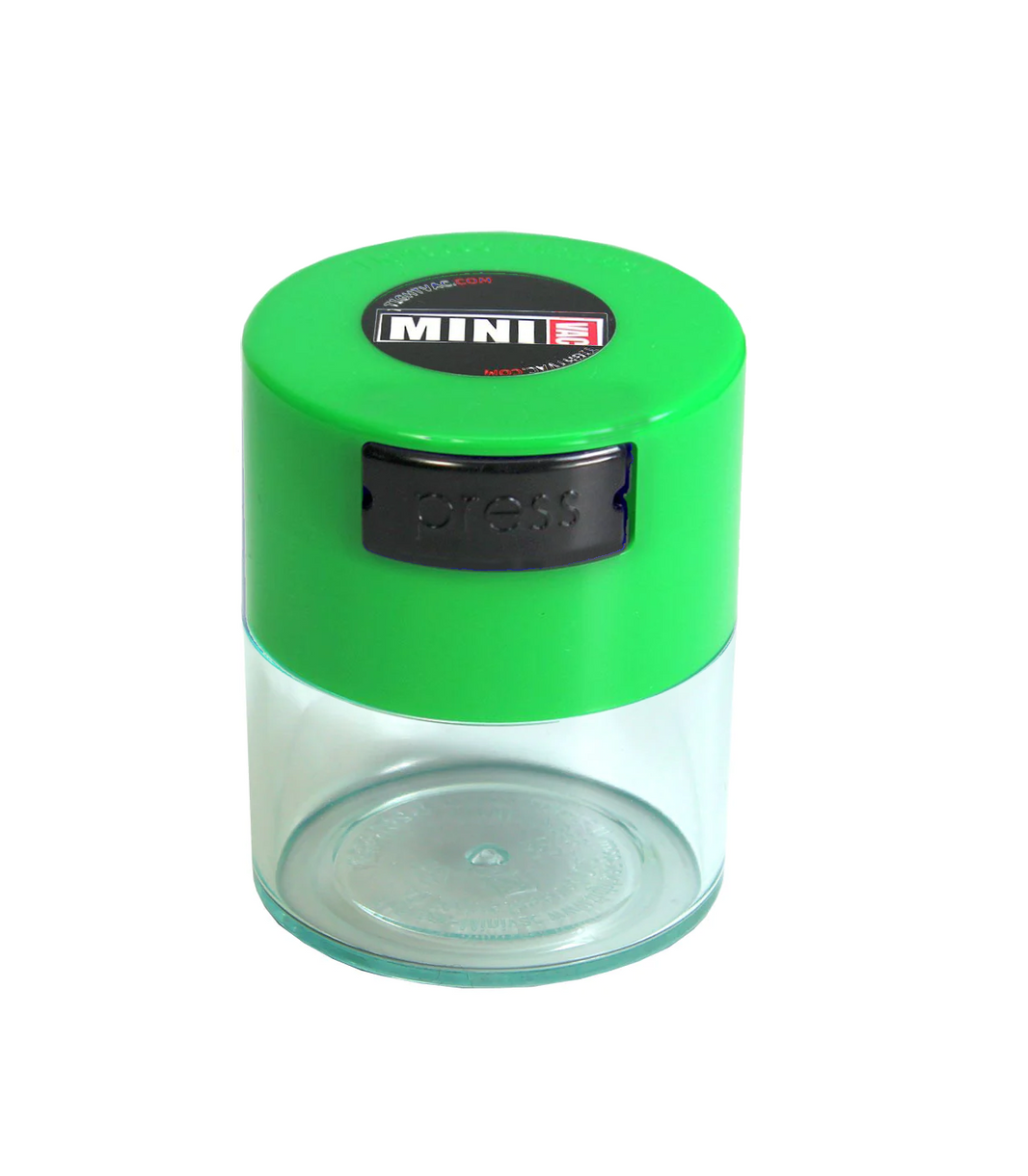 40 gm Green Cap Clear Body Airtight Multi-Use Vacuum Seal Portable Storage Container - TightVac