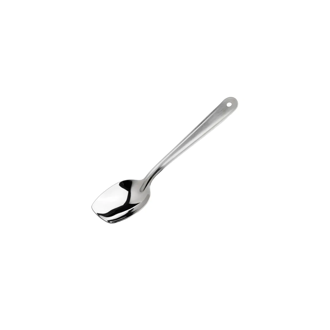 10'' Solid Slanted Plating Spoon / Winco