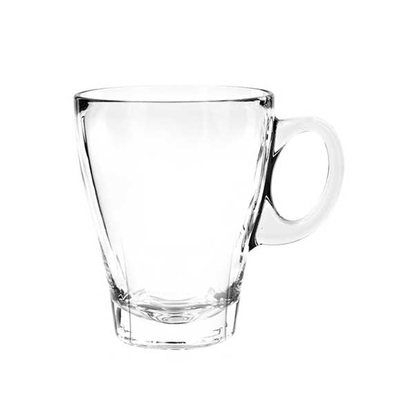 Ocean 355ml 6-Piece Set Caffe Glass Americano Mug / Clear