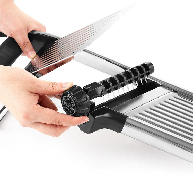 KNICER Adjustable Stainless Steel Mandoline Food Slicer | Julienne Slicer