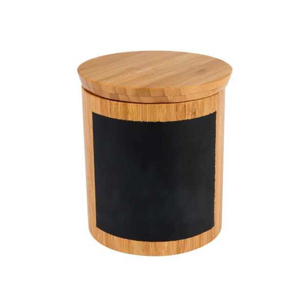 Write-On™ Round Wood Riser & Storage Container, 5 X 5 X 5