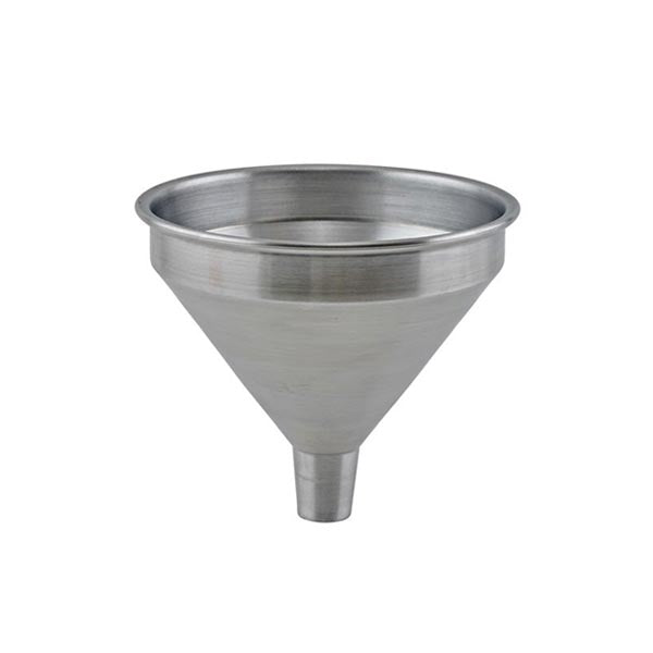 1/2 Pint Spun Aluminum Funnel / Winco