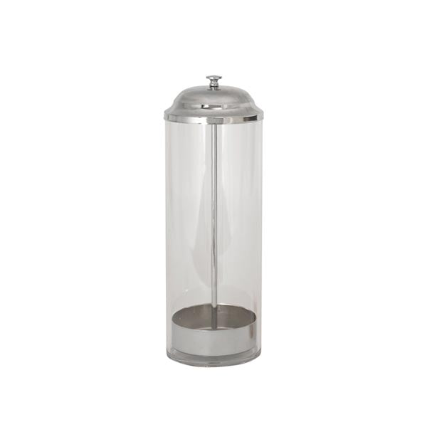 Plastic Cylinder Straw Dispenser / Winco