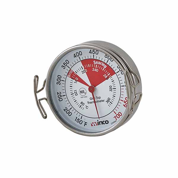 2" Diameter Grill Face Thermometer / Winco