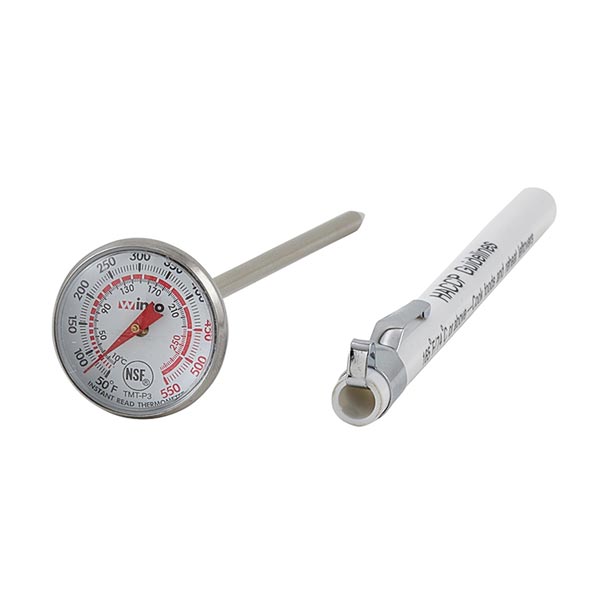 Pocket Test Thermometer - 5" with Casing / Winco