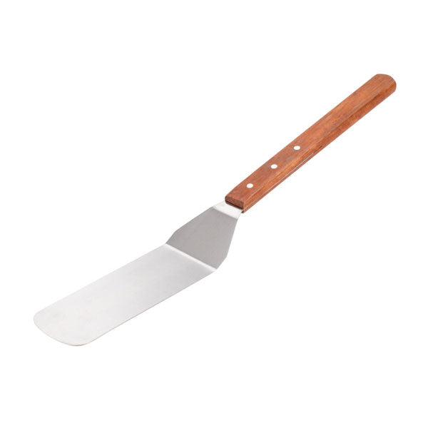 19 3/4" Solid Giant Turner with Wood Handle / Winco