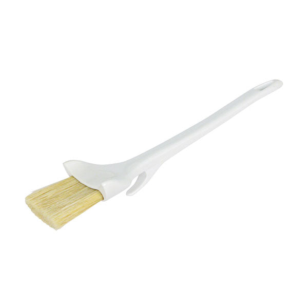 2" Wide Boar Bristle Pastry Brush with Concave Head and Hook / Winco